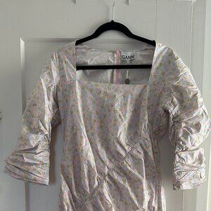 Ganni Cherry Blossom Dress